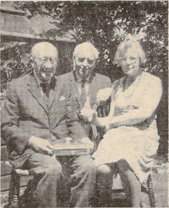 Tom and Kathleen White and Wilfrid Wilson