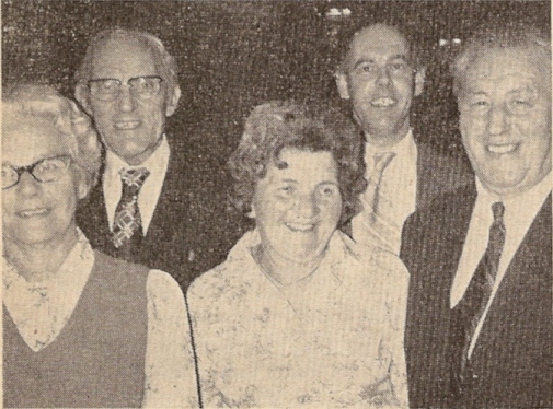 Barbara and William Cope, Joan Salmons, Alan Buswell, Ernie Salmons