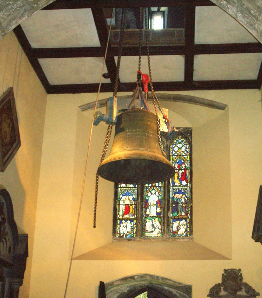 Bell being raised